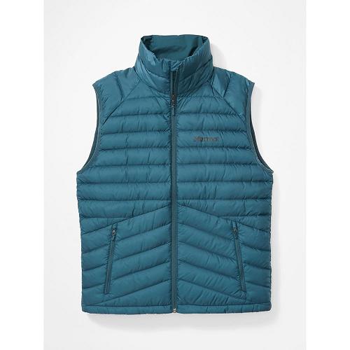 Marmot Vest Blue Grey NZ - Highlander Jackets Mens NZ2407569